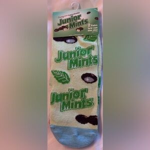 Women's Novelty Socks - Green and Blue